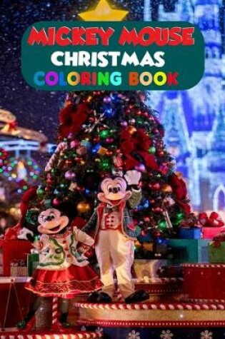 Cover of Mickey Mouse Christmas Coloring Book.