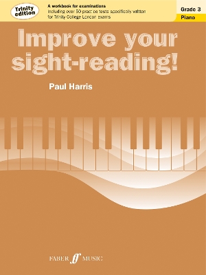 Book cover for Improve your sight-reading! Trinity Edition Piano Grade 3