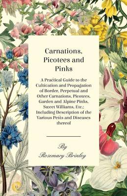 Book cover for Carnations, Picotees and Pinks - A Practical Guide to the Cultivation and Propagation of Border, Perpetual and Other Carnations, Picotees, Garden and Alpine Pinks, Sweet Williams, Etc.; Including Description of the Various Pests and Diseases Thereof