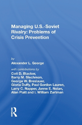 Book cover for Managing U.s.-soviet Rivalry