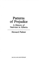 Book cover for Patterns of Prejudice (Oxford)