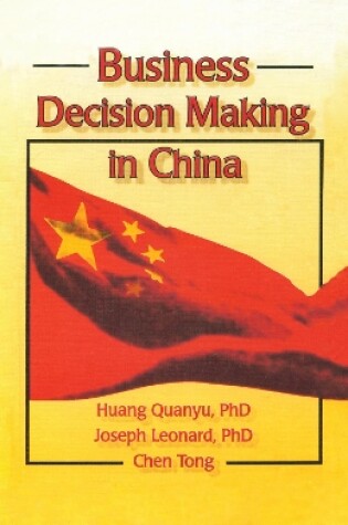 Cover of Business Decision Making in China