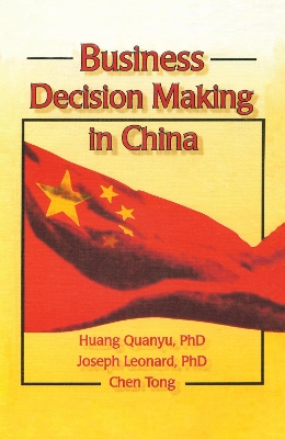 Book cover for Business Decision Making in China