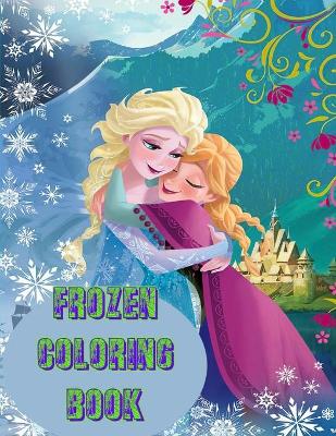 Book cover for Frozen Coloring Book