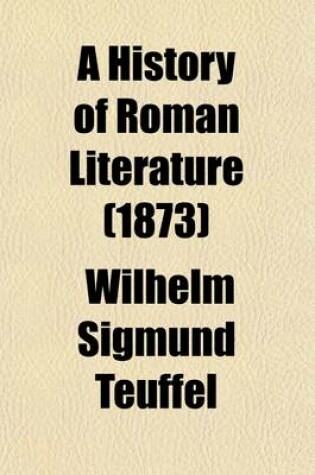 Cover of A History of Roman Literature Volume 2