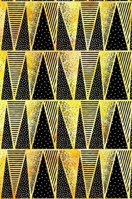 Cover of Journal Notebook Abstract Triangles Pattern 6