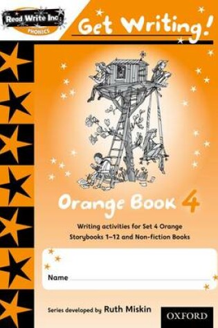 Cover of Read Write Inc Phonics Get Writing! Orange Book 4