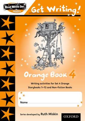 Cover of Read Write Inc Phonics Get Writing! Orange Book 4