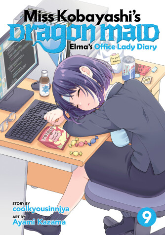 Book cover for Miss Kobayashi's Dragon Maid: Elma's Office Lady Diary Vol. 9