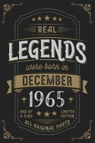 Cover of Real Legends were born in December 1965