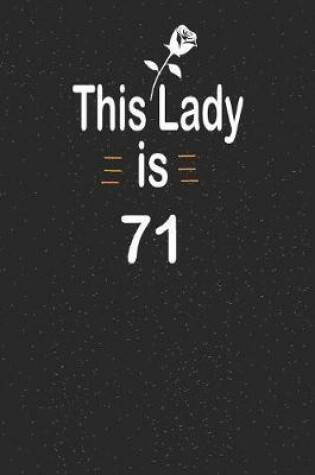 Cover of This lady is 71