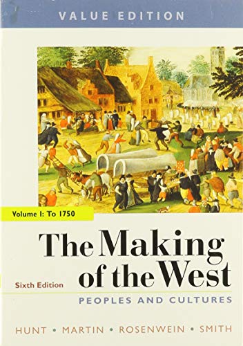 Book cover for The Making of the West 6e, Value Edition, Volume One & Sources for the Making of the West 6e, Volume One