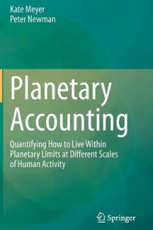 Cover of Planetary Accounting