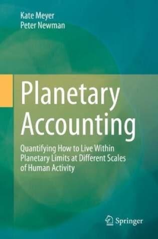 Cover of Planetary Accounting