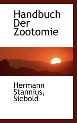 Book cover for Handbuch Der Zootomie