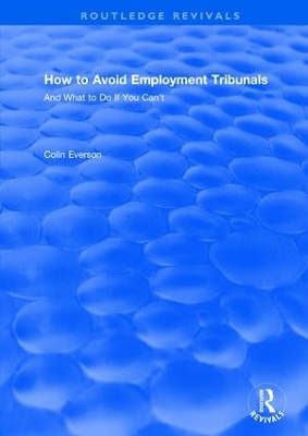 Cover of How to Avoid Employment Tribunals: And What to Do If You Can't