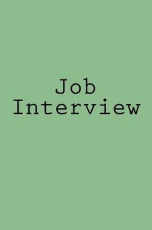 Cover of Job Interview