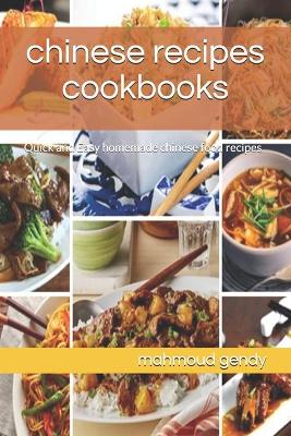 Book cover for chinese recipes cookbooks