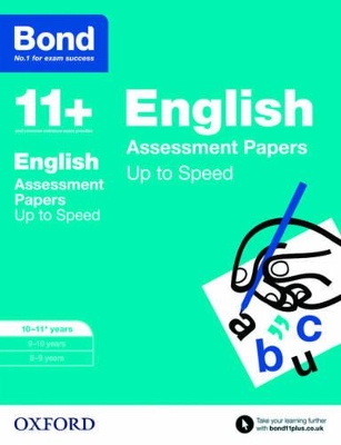 Book cover for Bond 11+: English: Up to Speed Papers