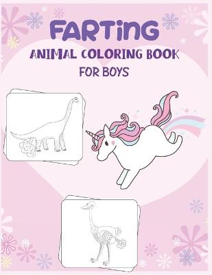 Book cover for Farting Animal Coloring Book For Boys