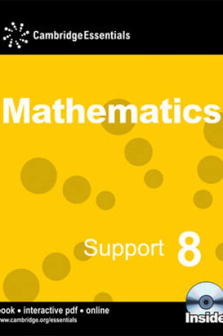 Cover of Cambridge Essentials Mathematics Support 8 Pupil's Book