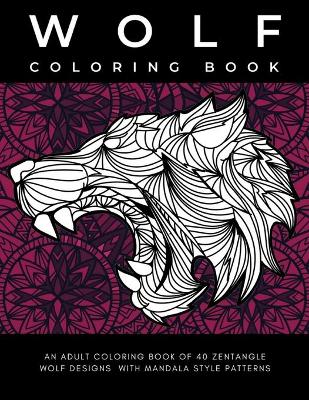 Book cover for Wolf Coloring Book