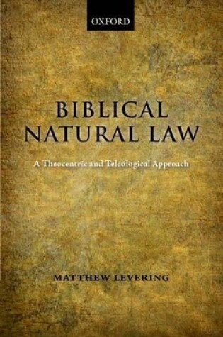 Cover of Biblical Natural Law