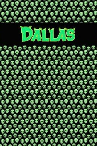 Cover of 120 Page Handwriting Practice Book with Green Alien Cover Dallas