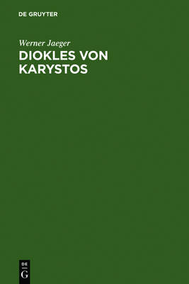 Book cover for Diokles von Karystos