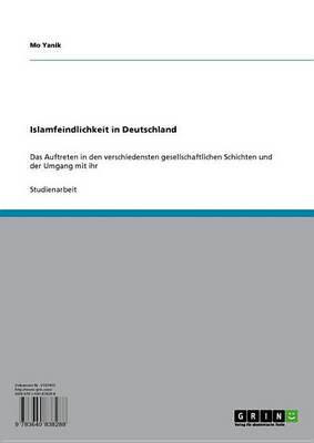 Book cover for Islamfeindlichkeit in Deutschland