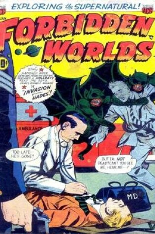 Cover of Forbidden Worlds Number 13 Horror Comic Book