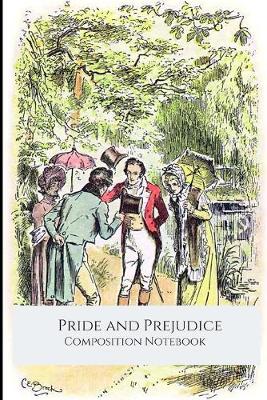 Book cover for Pride and Prejudice, Composition Notebook