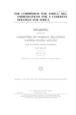 Cover of The Commission for Africa