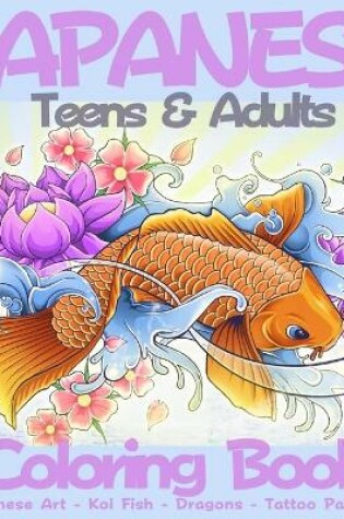 Cover of Japanese Teens & Adults Coloring Book