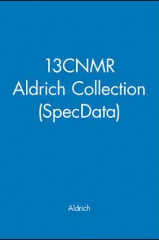 Cover of 13CNMR Aldrich Collection (SpecData)