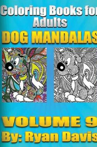 Cover of Adult Coloring Book Dog Mandalas