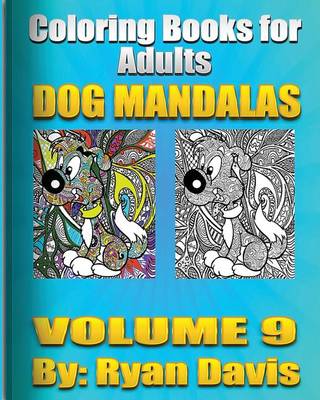 Book cover for Adult Coloring Book Dog Mandalas