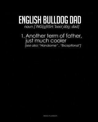 Cover of English Bulldog Dad Definition