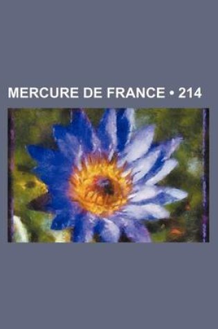 Cover of Mercure de France (214)