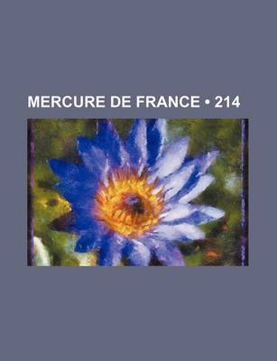 Book cover for Mercure de France (214)