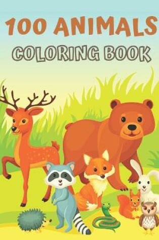 Cover of 100 Animals Coloring Book