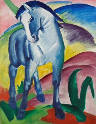 Book cover for Blue Horse I, Franz Marc. Blank Journal