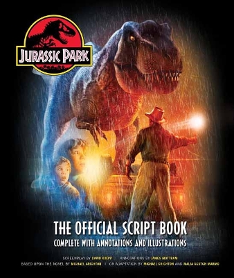 Book cover for Jurassic Park: The Official Script Book