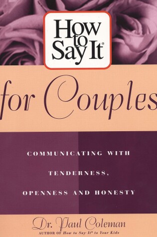 Cover of How to say it for couples