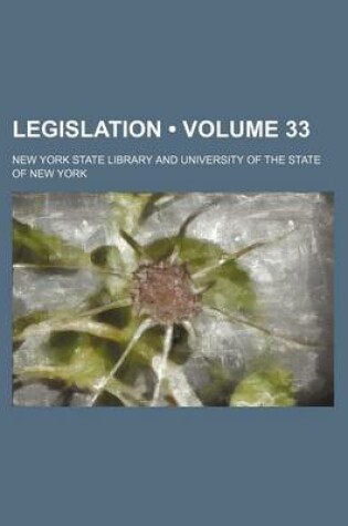 Cover of Legislation (Volume 33)