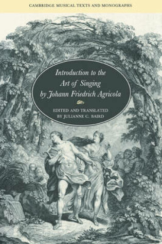 Cover of Introduction to the Art of Singing by Johann Friedrich Agricola