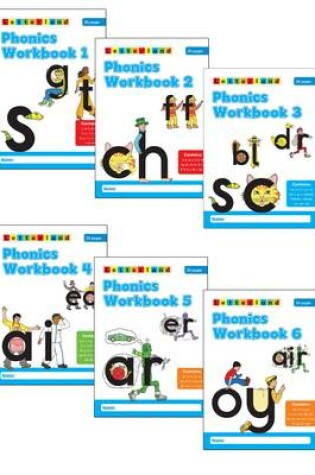Cover of Phonics Workbooks (1-6)