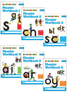 Book cover for Phonics Workbooks (1-6)