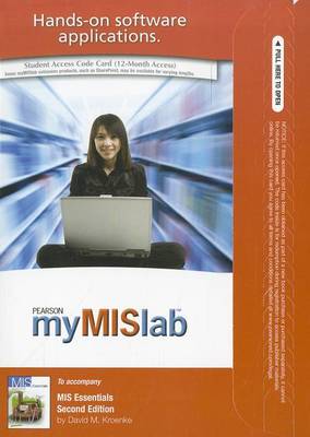 Book cover for MyLab MIS with Pearson eText -- Access Card -- for MIS Essentials