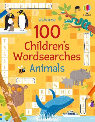 Book cover for 100 Children's Wordsearches: Animals